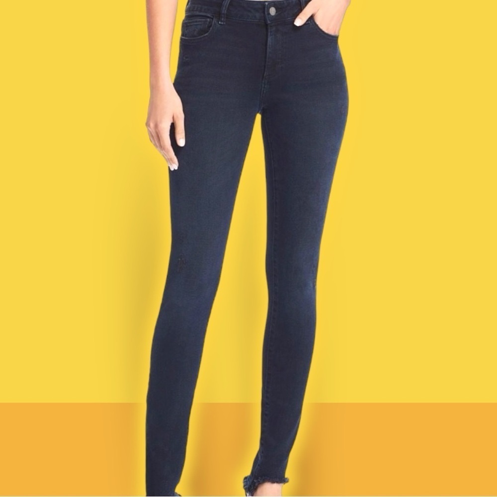 NWT DL1961 ‘Florence 34” Mid-Rise Instasculpt Skinny Jeans’ in “Wheeler” Wash 26